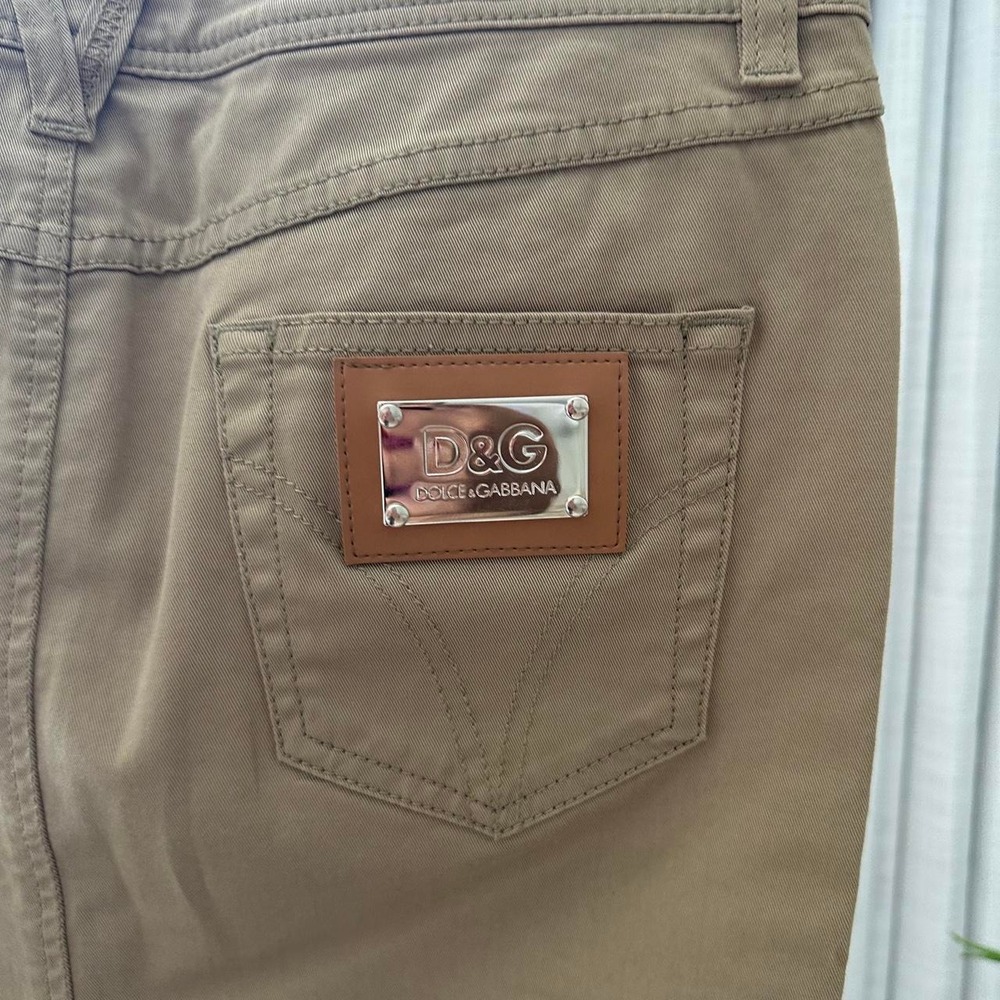 D&G Khaki Skirt Size 26 - Picture 3 of 4